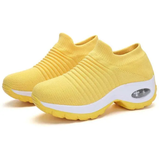 Best Casual Shoes For Teens Women Sneakers Thick Bottom Wedge Shoes