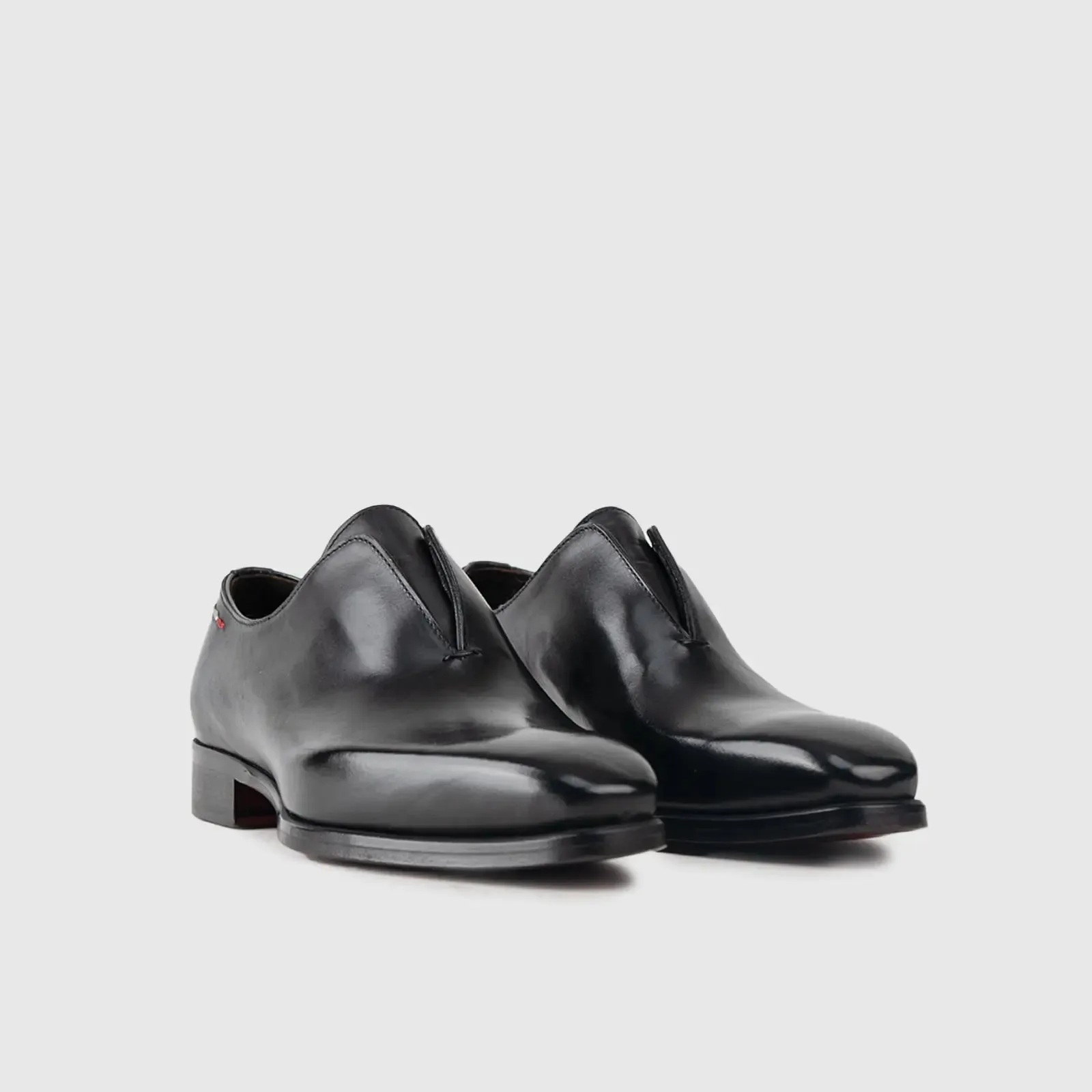 Dress Slip Ons XJ40 Black Slip On Platform Heels