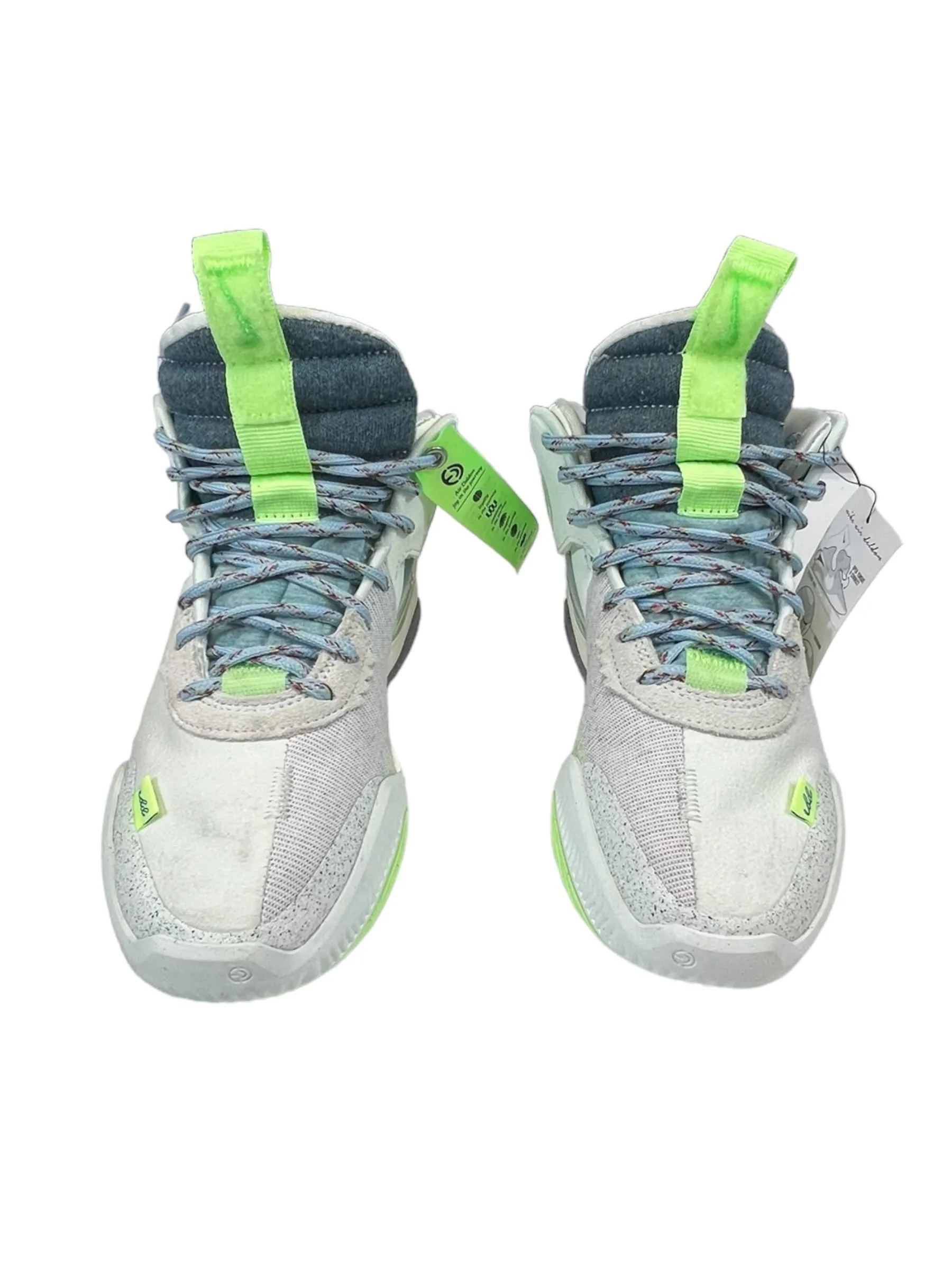 Tiger Asics Shoes Green & Grey Shoes Athletic Nike, Size 5.5