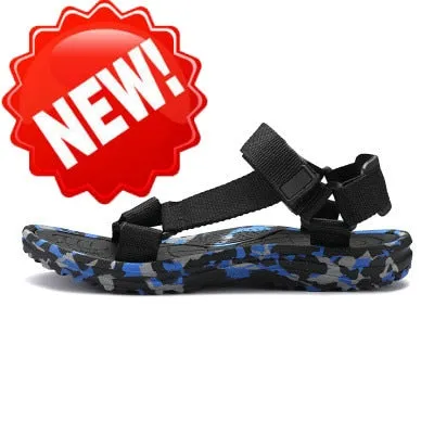 Best Running Shoes People Flat Feet Summer Men Sandals Gladiator Beach Shoes Male Camouflage Slippers Sport Water Flip Flops Sandalia Masculina Zapatos De Hombre