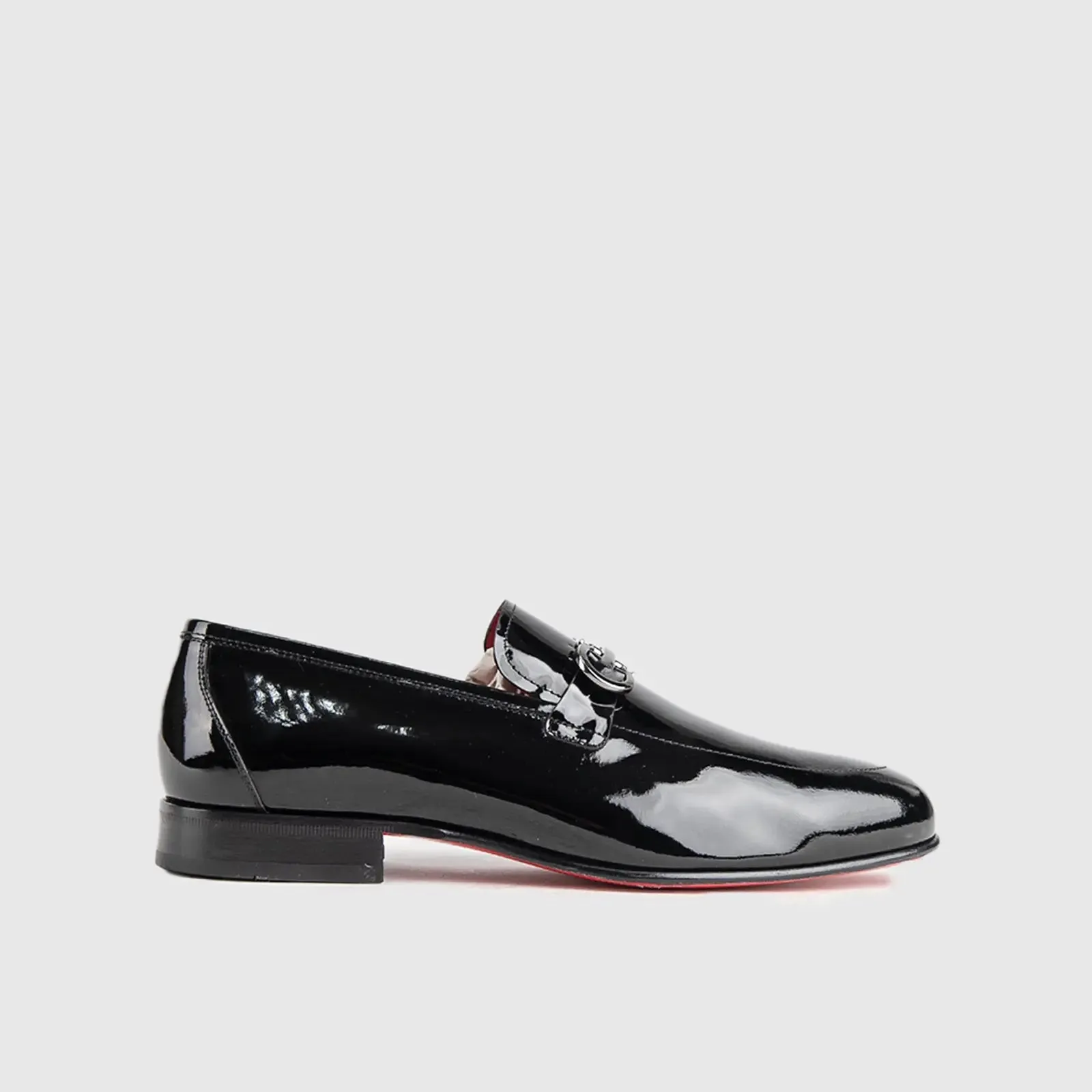 Dress Slip-ons 7260 Black Patent Slip On Sneaker Trend