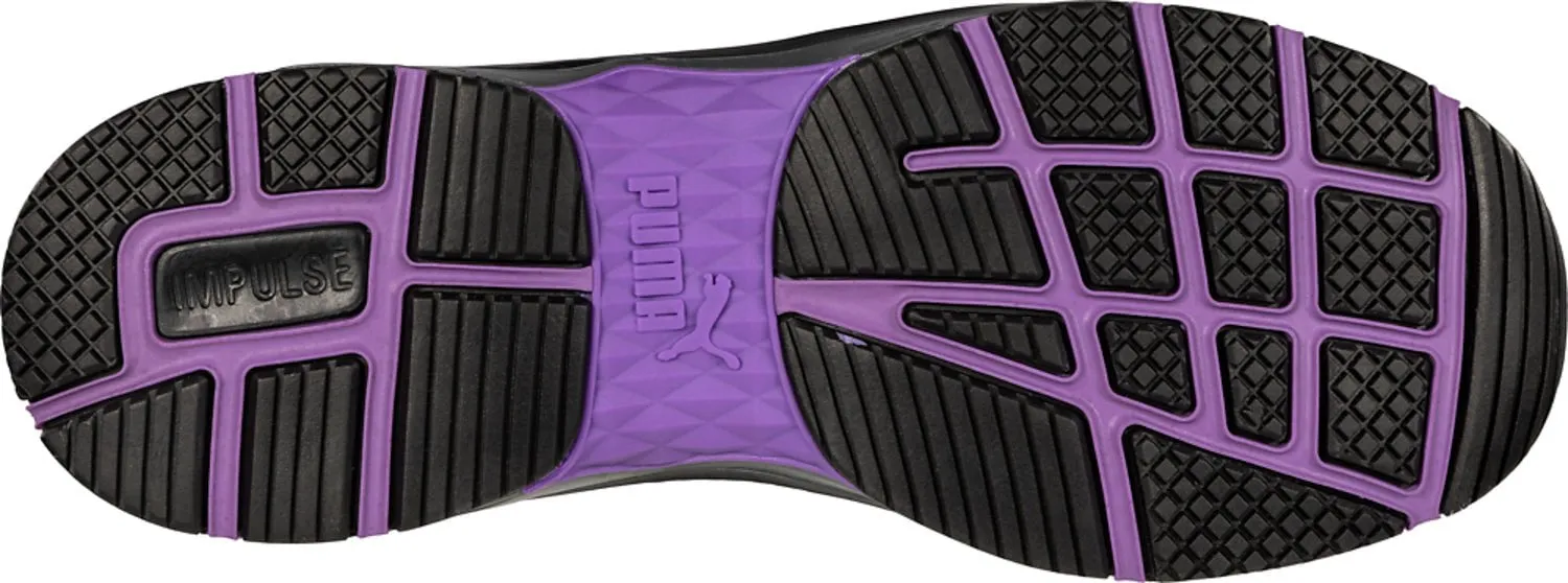Asics Shoes Quality Puma Safety Black/Lavender Womens Stepper 2.0 Low CT Oxford Work Shoes