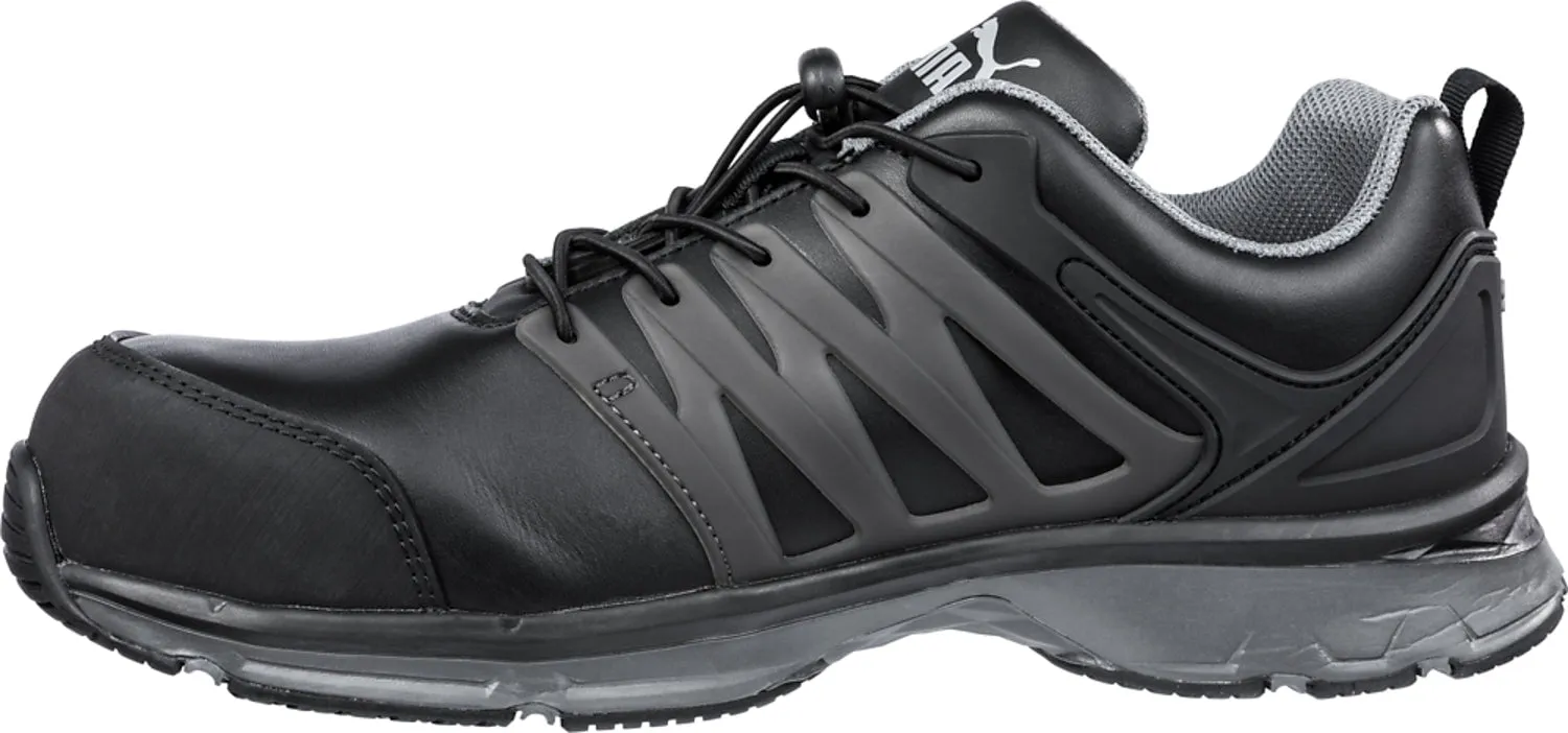 Puma Safety Black/Lavender Womens Stepper 2.0 Low CT Oxford Work Shoes Jogging Shoes Asics