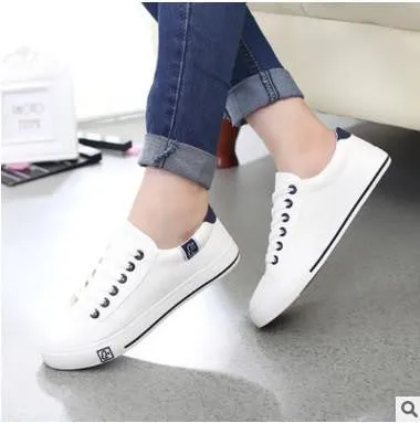Women fashion all size casual canvas shoes lady leisure star printed flat shoes Sneaker Casual Shoes