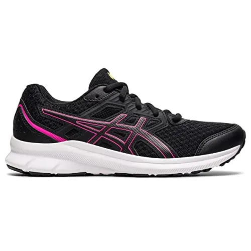 Asics All Terrain Running Shoes ASICS Women's Jolt 3 Running Shoes, 8, Black/HOT Pink