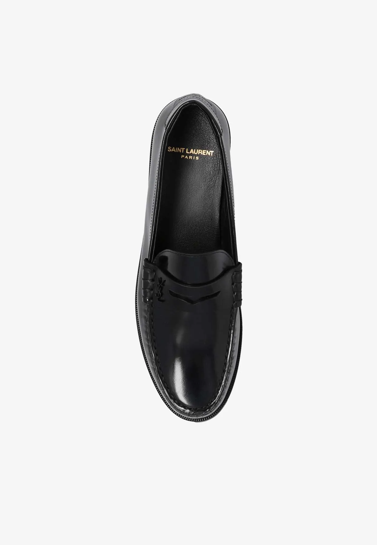 Monogram Penny Loafers in Calf Leather Dockers Loafers With Tassels