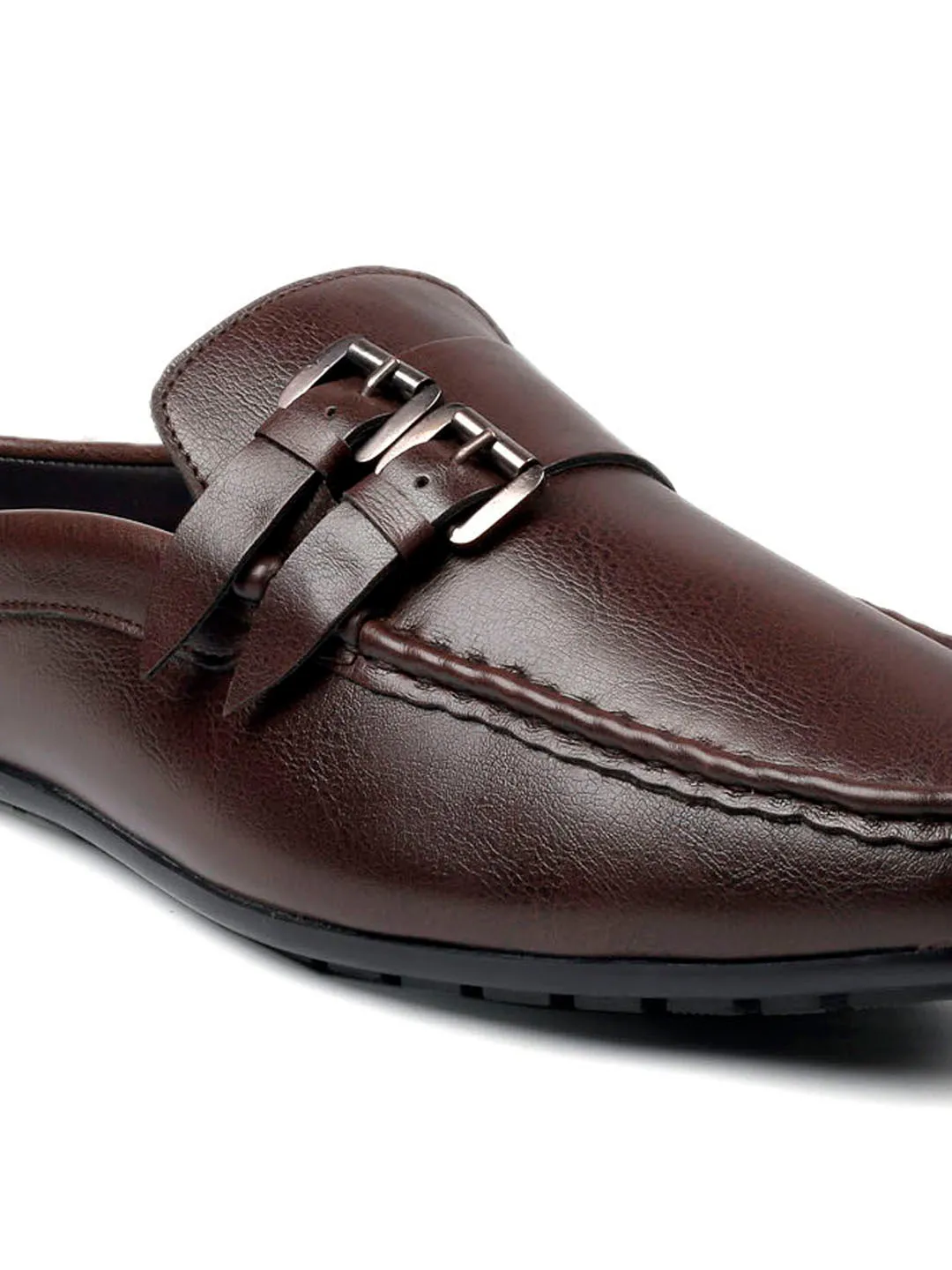 Nb 1906 Loafers Bacca Bucci JAMBOREE Fashion Mules/Clogs/Backless Loafers for Party/Travel/Office-Brown