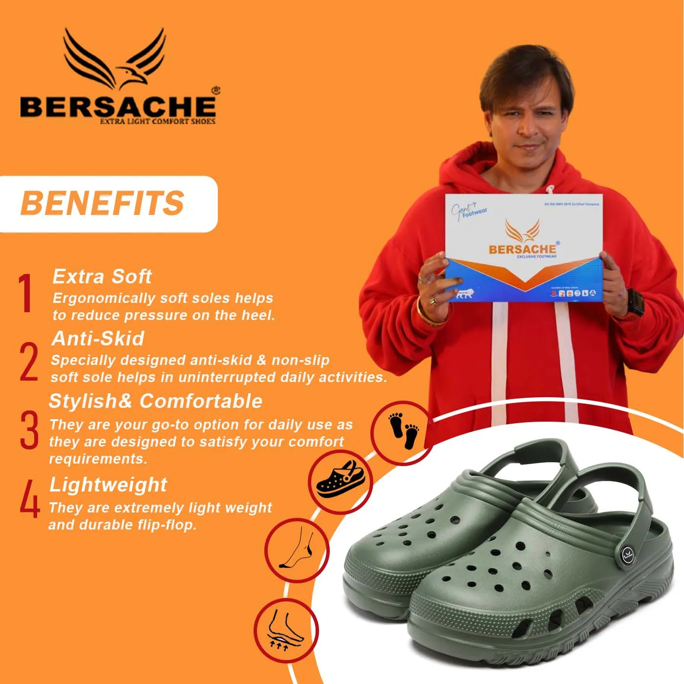 Best Slippers For Achilles Tendonitis Bersache Extra Soft Classic Casual with  Regular wear with Ultra Soft & Flexibility Technology Flip Flop for Men's & Boy's (6093-Green)