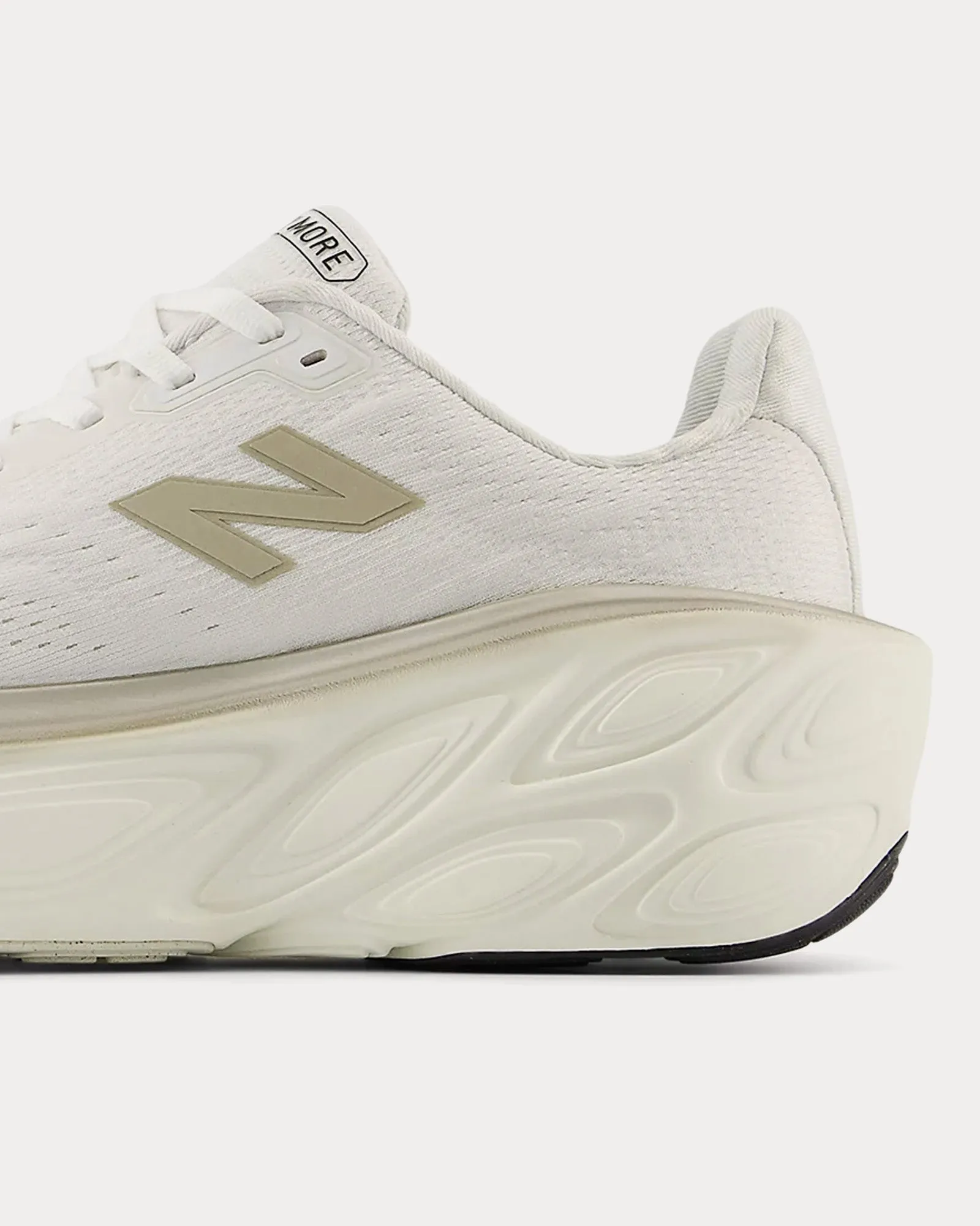 New Balance 608 Mens Fresh Foam X More v5 White / Sea Salt / Light Gold Metallic Running Shoes