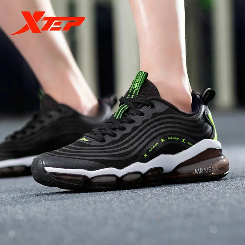 Xtep Men's Running Shoes Men's Lightweight Shock Absorption Sports Running Shoes Men's Casual Sports Shoes 881219119561 Mid Distance Running Shoes