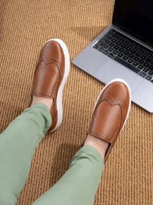 Slip On Go Walk Esmee Metro Ease Sneakers for Women - Tan