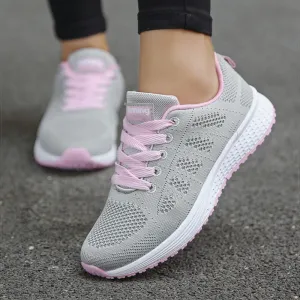 Tan Leather Casual Shoes Sports Shoes Women Breathable Sneakers Women White Shoes