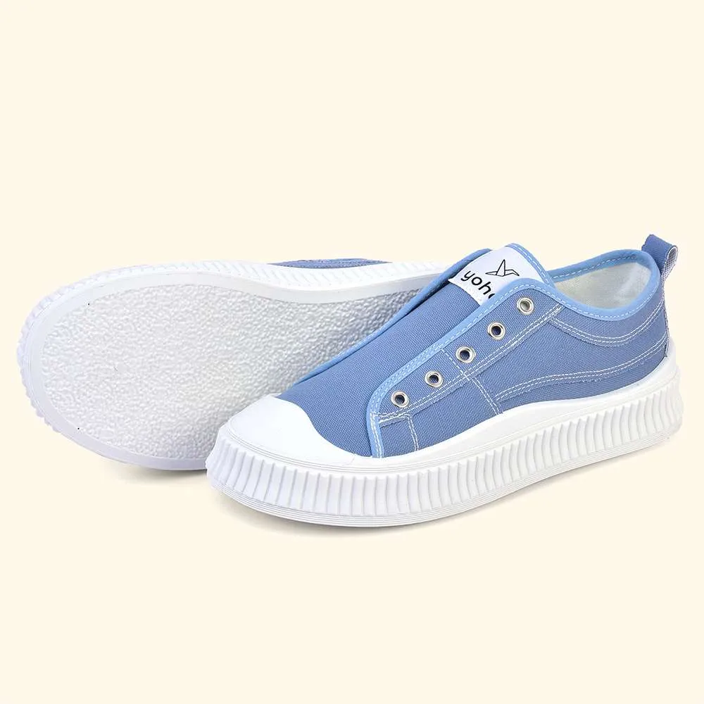 Cruise Sneakers for Women White Canvas Slip On