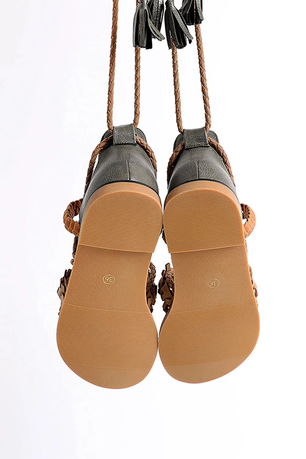 Army Green Casual Strappy Sandals Ariat Slip On Shoe Casual