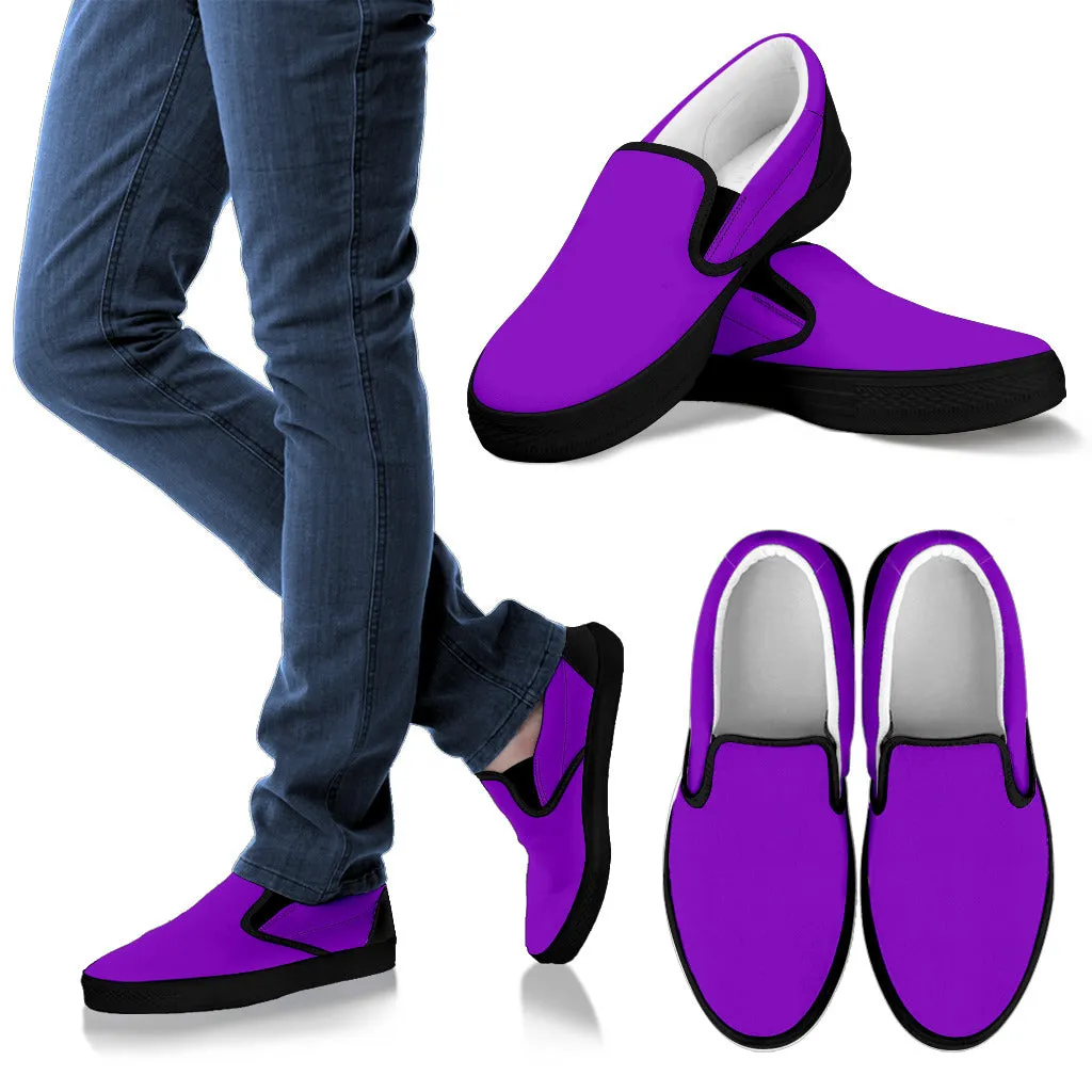 Little Me Slip On Shoes Deep Violet Women's Slip Ons