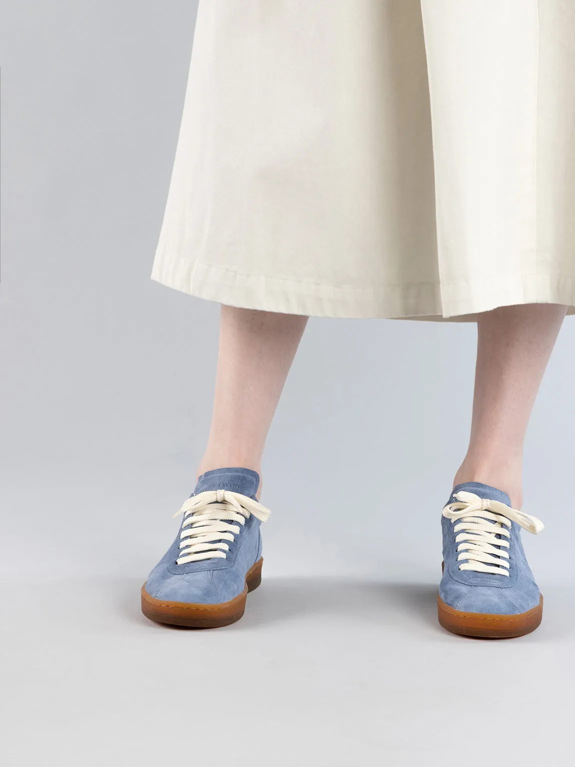 Old Lebron Sneakers DESTINY 101 - Brown Leather and Suede Low Top Sneakers