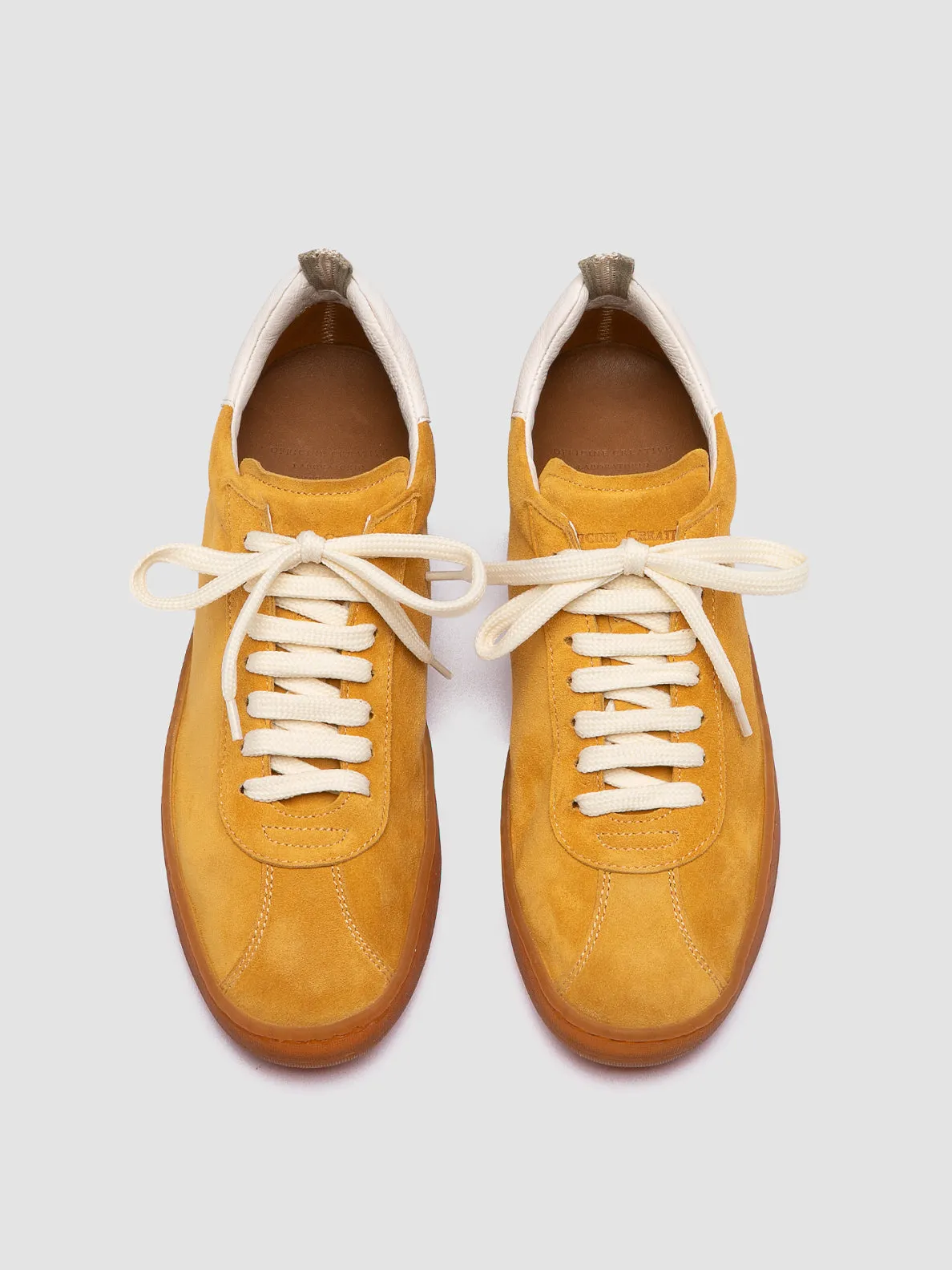 DESTINY 101 - Yellow Leather and Suede Low Top Sneakers Damian Lillard Sneakers