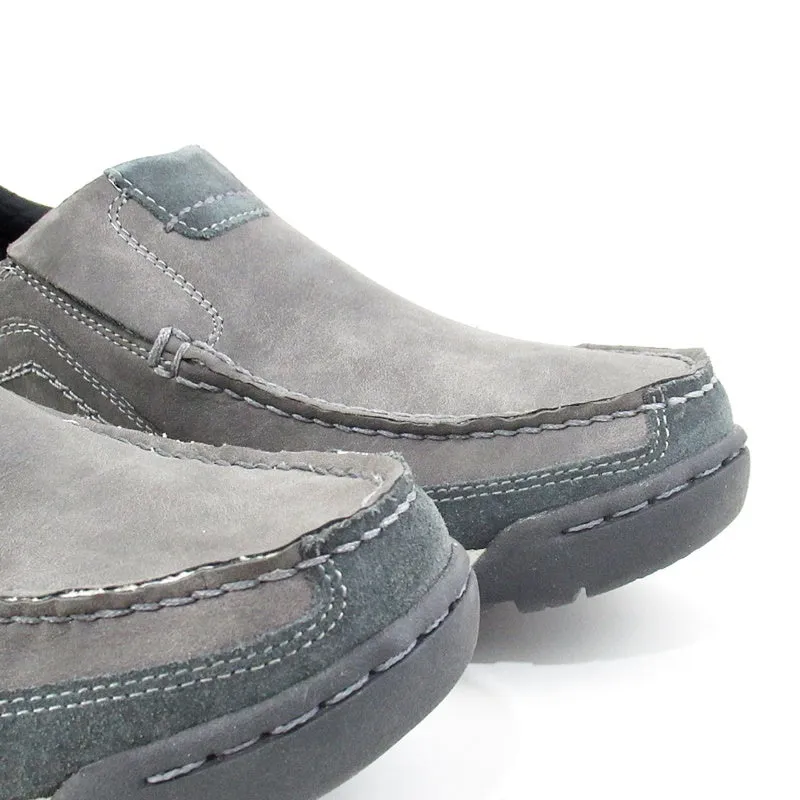 Top Shoes DOCKERS ALBRIGHT GREY - RUGGED SLIP-ON