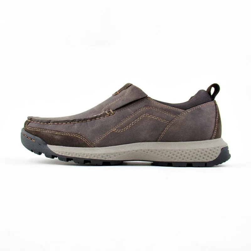 Different Types Of Casual Shoes DOCKERS ALBRIGHT - RUGGED SLIP-ON (Umber Brown Color)