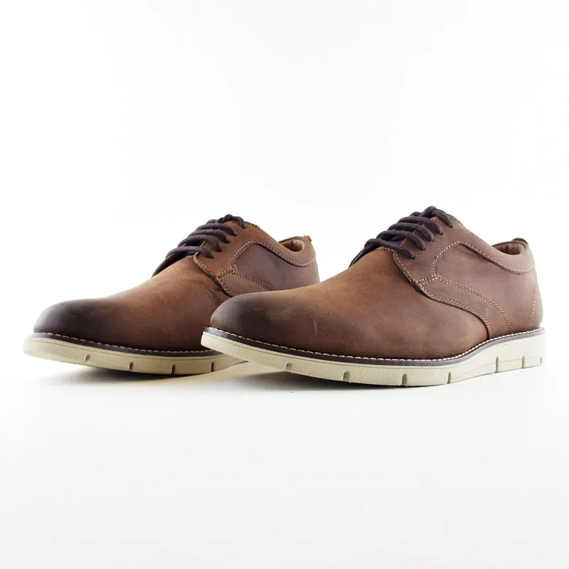 Dockers Nathan Dress/Casual Oxford Leather Shoe (Dark Brown) Best Office Casual Shoes