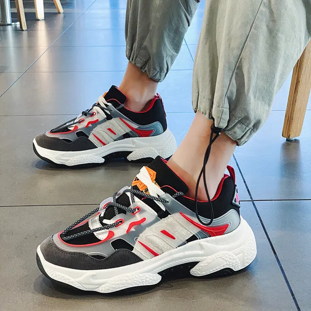 Fashion Sneakers Men Mesh Shoes Casual Young Man Street Sneakers Men Leisure Shoes Male Footwear Breathable Comfortable Flats 44 Suit And Casual Shoes