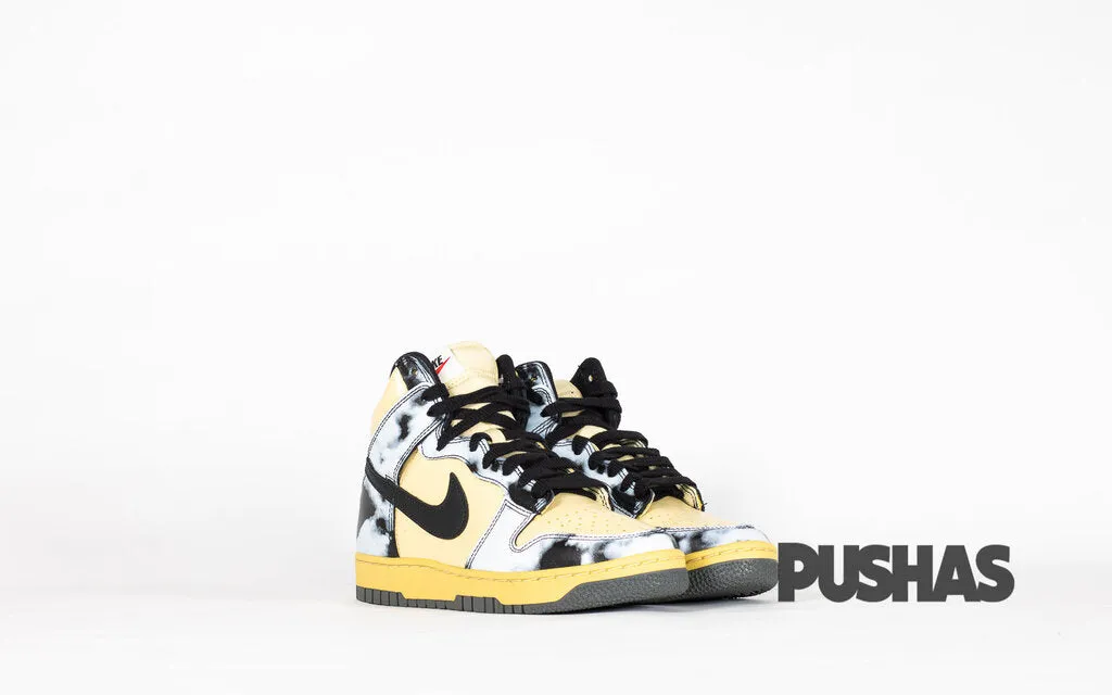 Asics Lace Up Shoes Dunk Hi 1985 SP 'Saturn Gold Acid Wash'