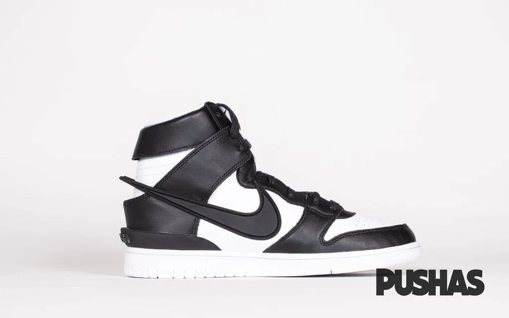 Padel Asics Shoes Dunk High x Ambush 'Black White'