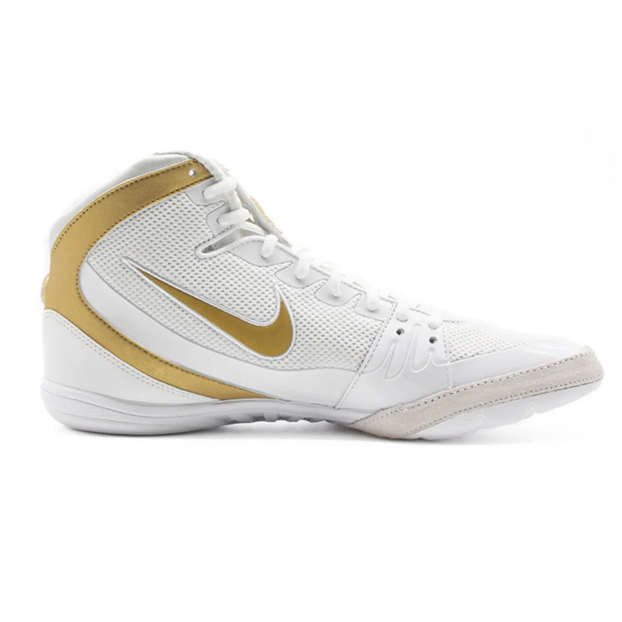 Asics Volleyball Shoes Reviews Ringerschuhe NIKE Freek - Wei/Gold