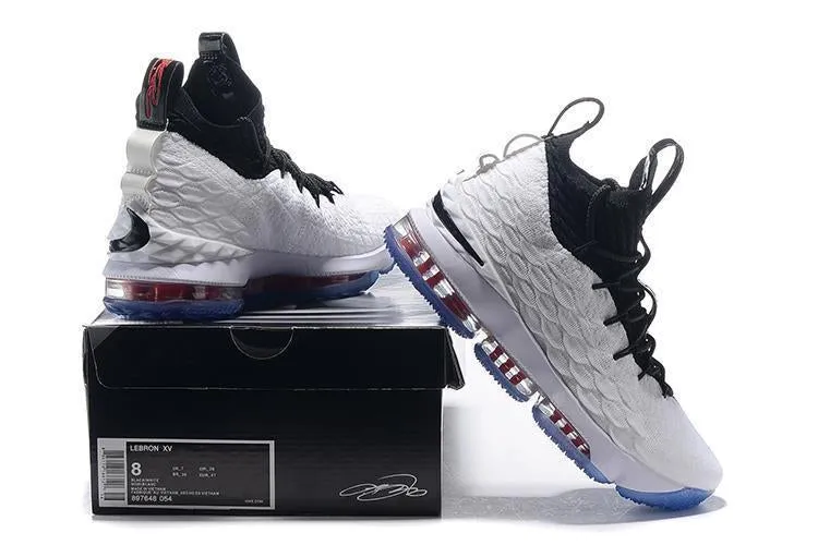 Asics Gel-1130 Shoes Nike Lebron XV 15 White Black Men Shoes Sale Size US7,8,8.5,9,10,11,12