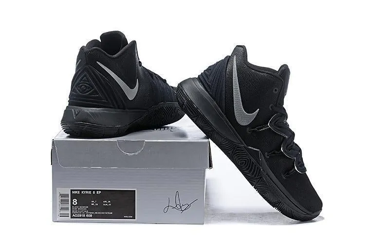 Nike Kyrie 5 Black Grey Men Basketball Shoes Sale Size US 7-12 Shoes Similar To Asics Gel Kayano 29