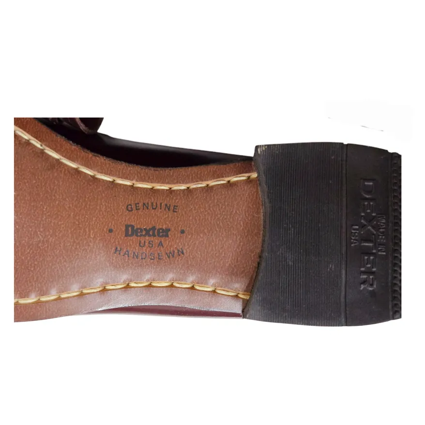 1901 Loafers DEXTER *Burgundy Red Leather Penny Loafers Shoes Women (Sz/8) - New