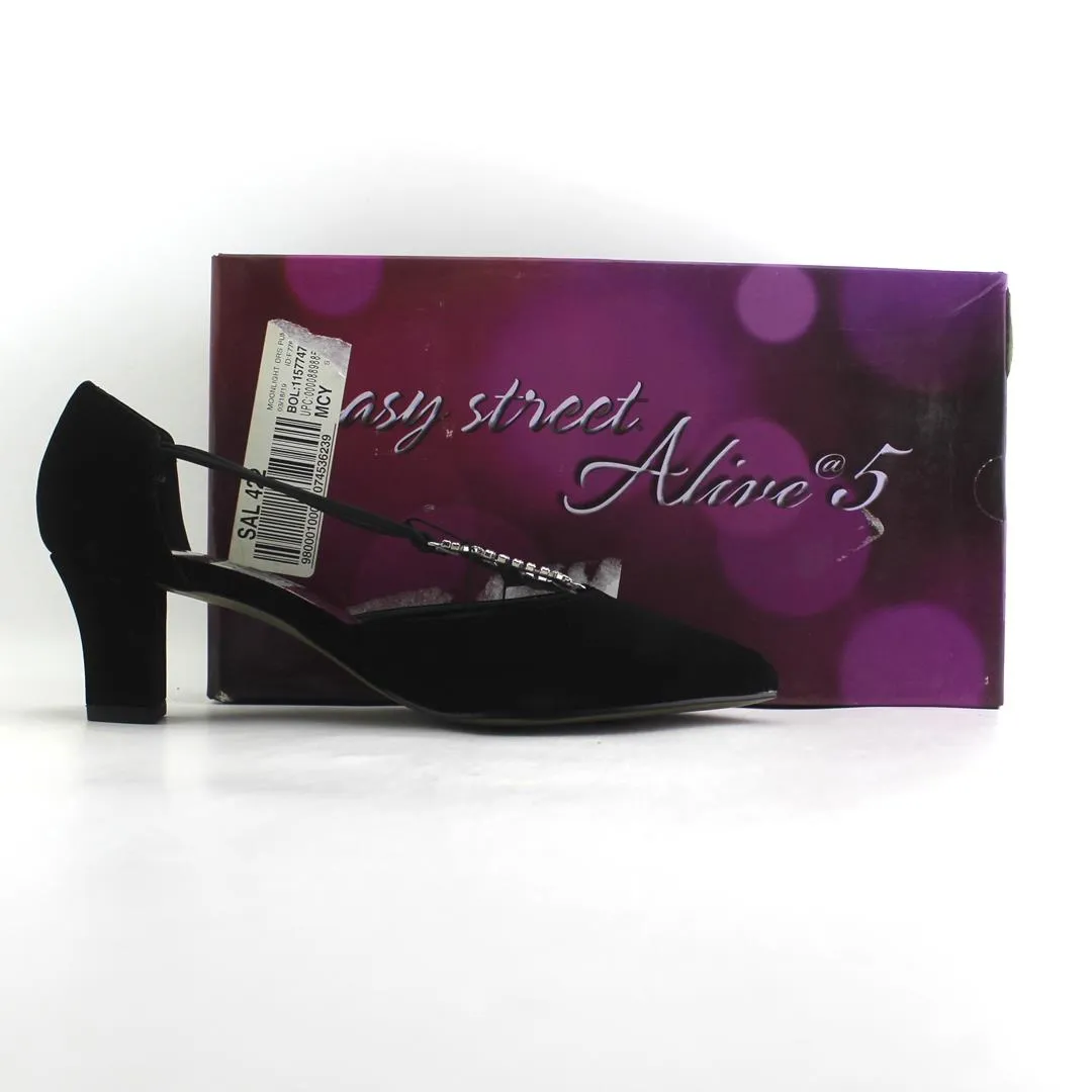 EASY STREET BLACK LAMY Qwaruba Sheepskin Slippers