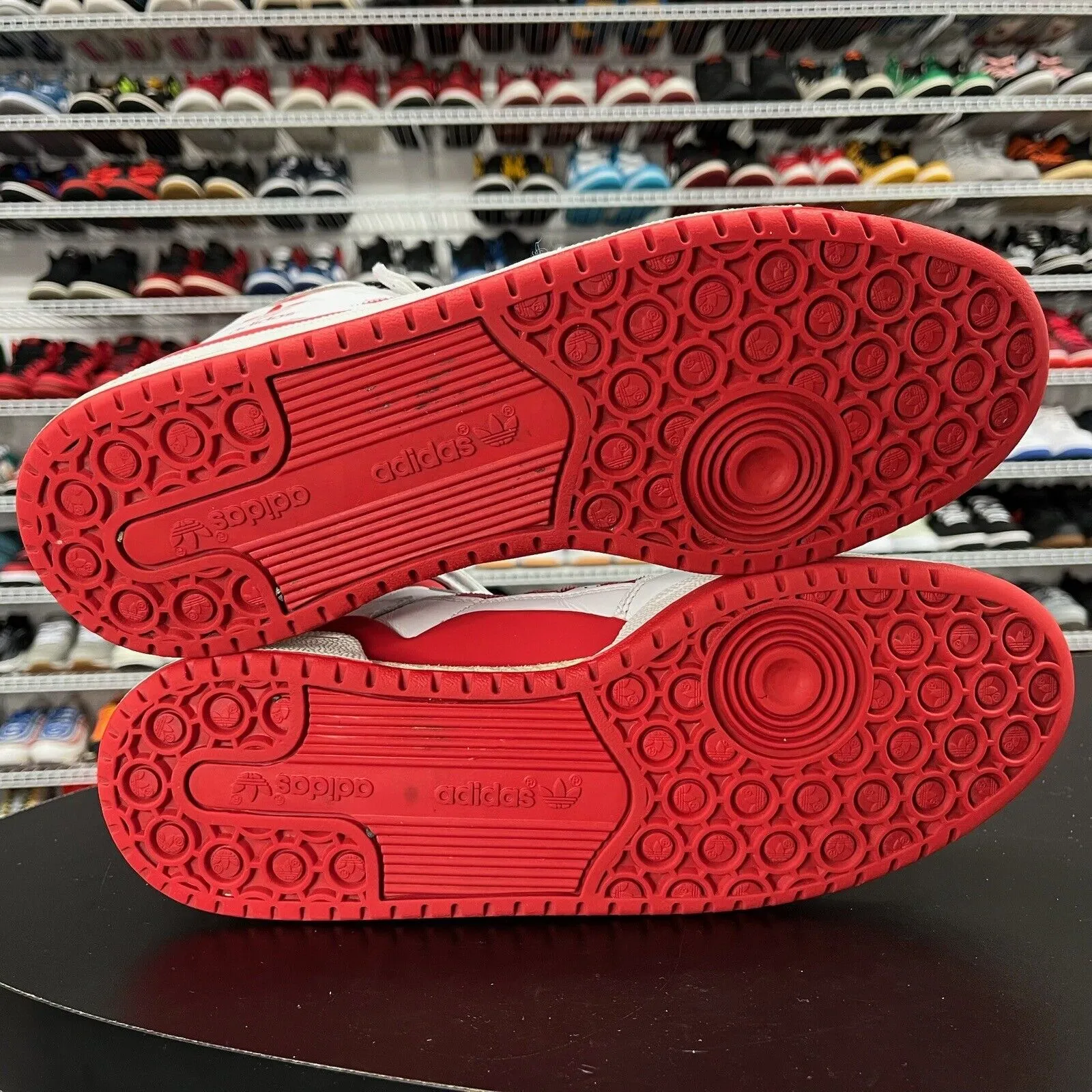 Design Your Own Adidas Shoe Adidas Men's Forum Mid Refined White Red F37829 Men's Size 12