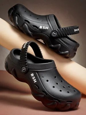 Bersache Extra Soft Classic Casual with  Regular wear with Ultra Soft & Flexibility Technology Flip Flop for Men's & Boy's (6087 Black) Thanksgiving Slippers