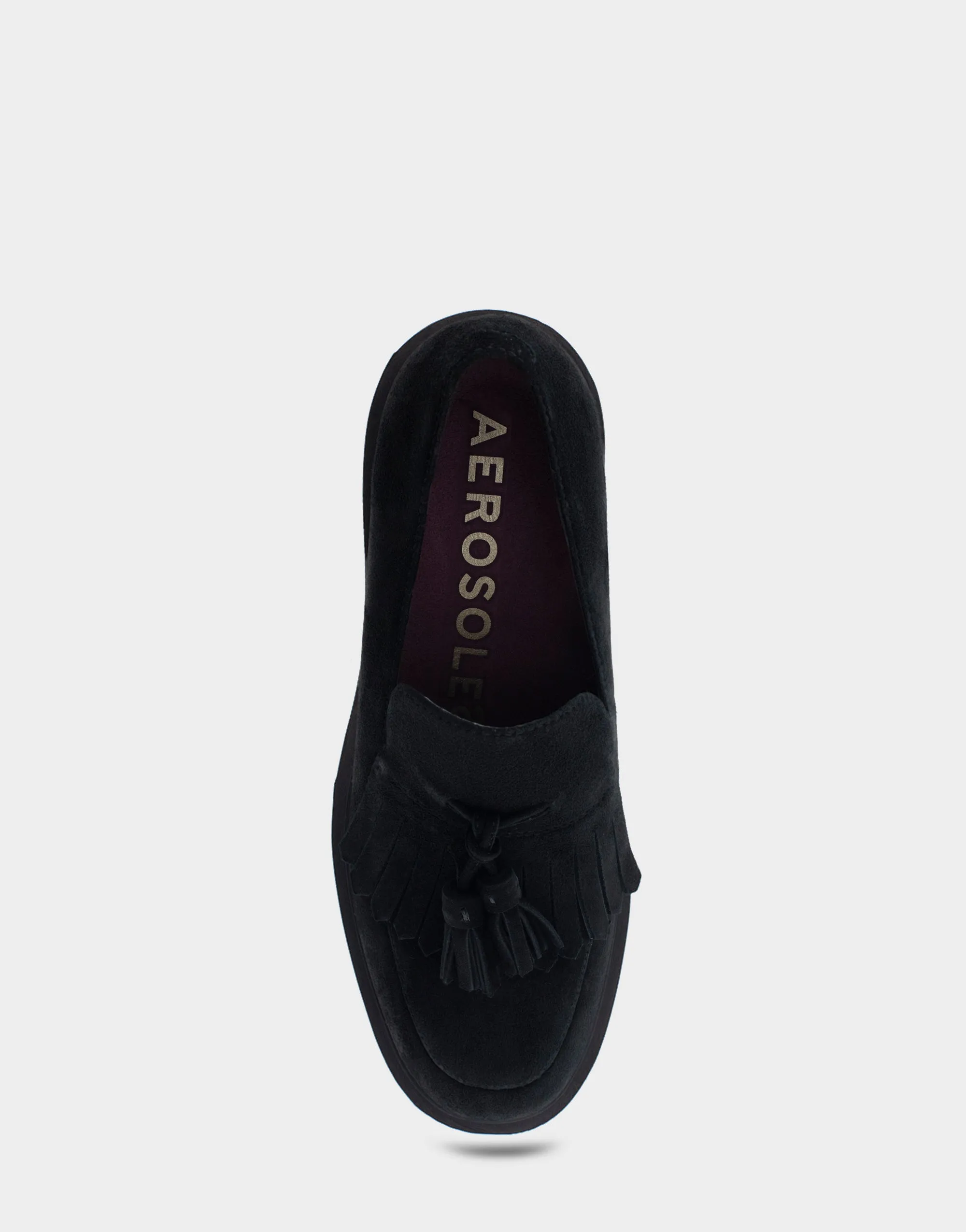 Suede Platform Loafers Gibes