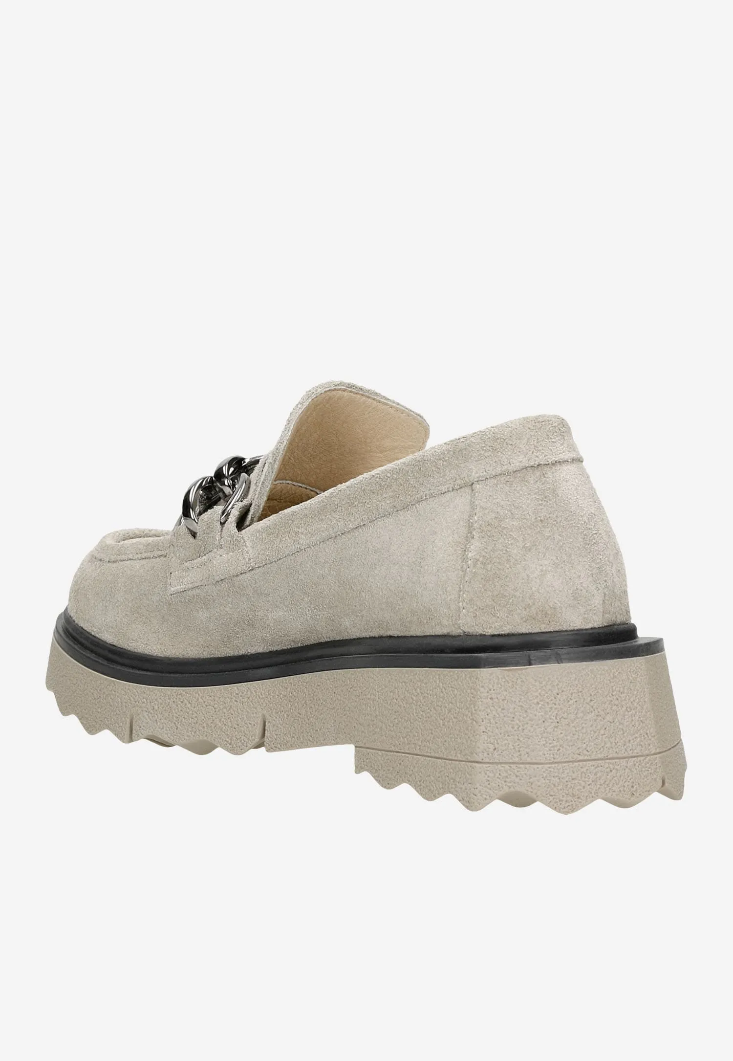 Original Grand Wing Oxfords Wojas Beige Leather Loafers with Two-color Soles | 4617664