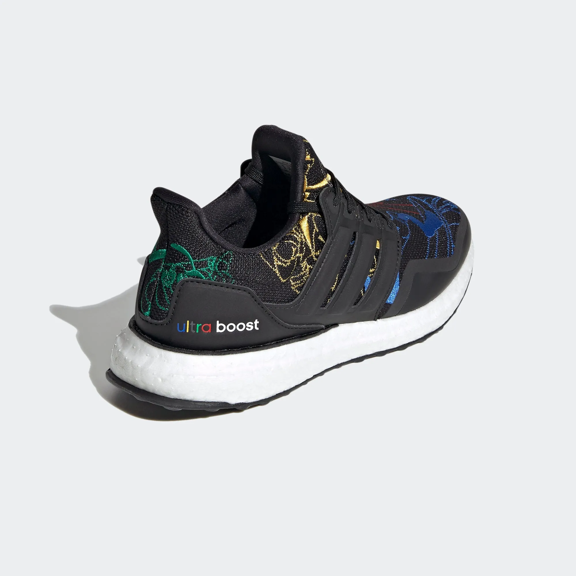 Kids' adidas Originals Ultraboost DNA Running Shoes Black Adidas Leather Boxing Shoes