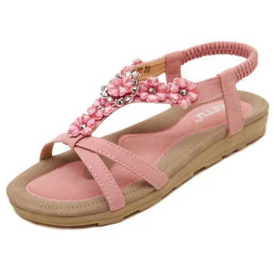 summer women sandals 2016 gladiator sandals women shoes Bohemia flat shoes sandalias mujer ladies shoes new flip flops  DT239 Shoes Flat Feet And Weak Ankles