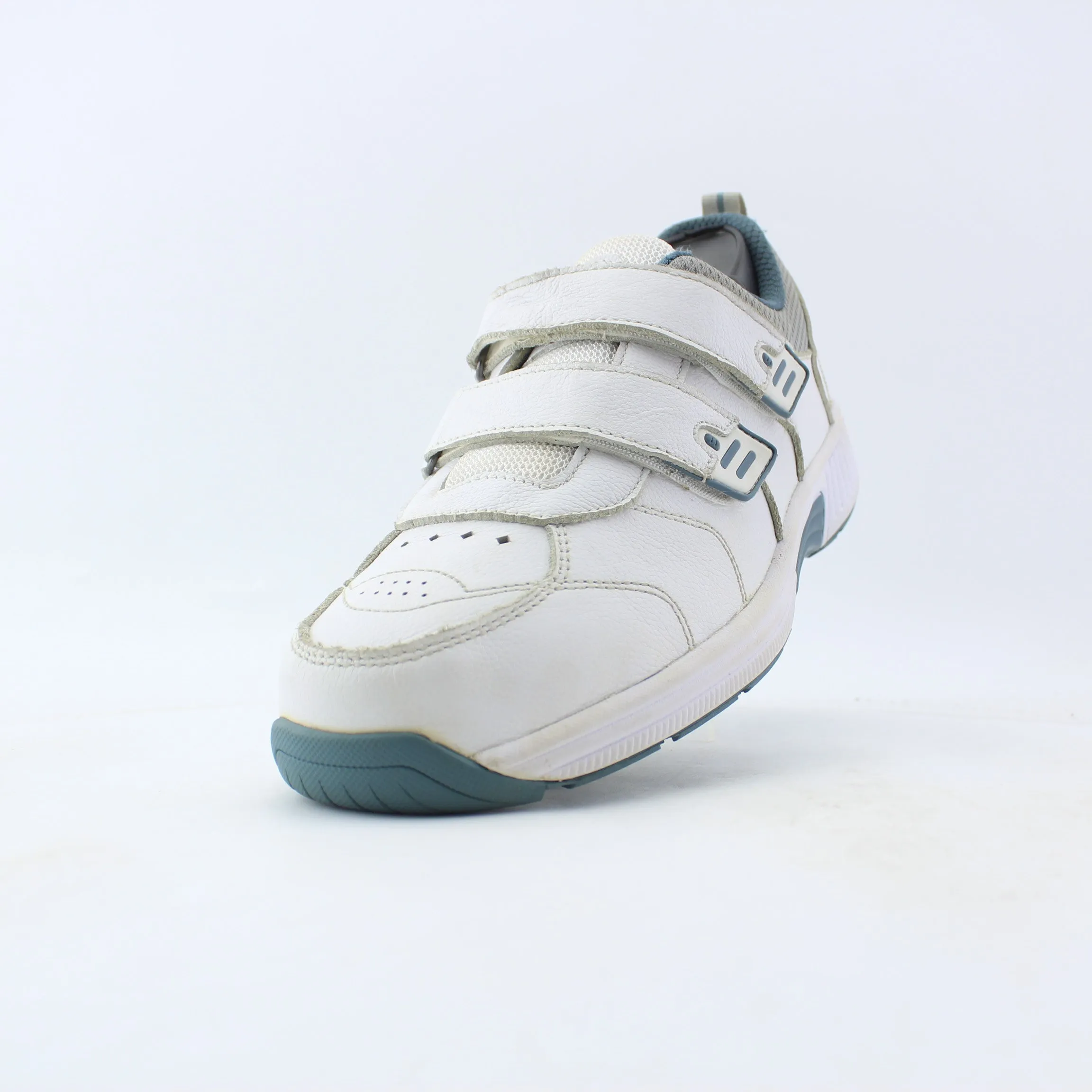 Slip Resistant Business Casual Shoes Orthofeet - Men - Alamo - White (EX)