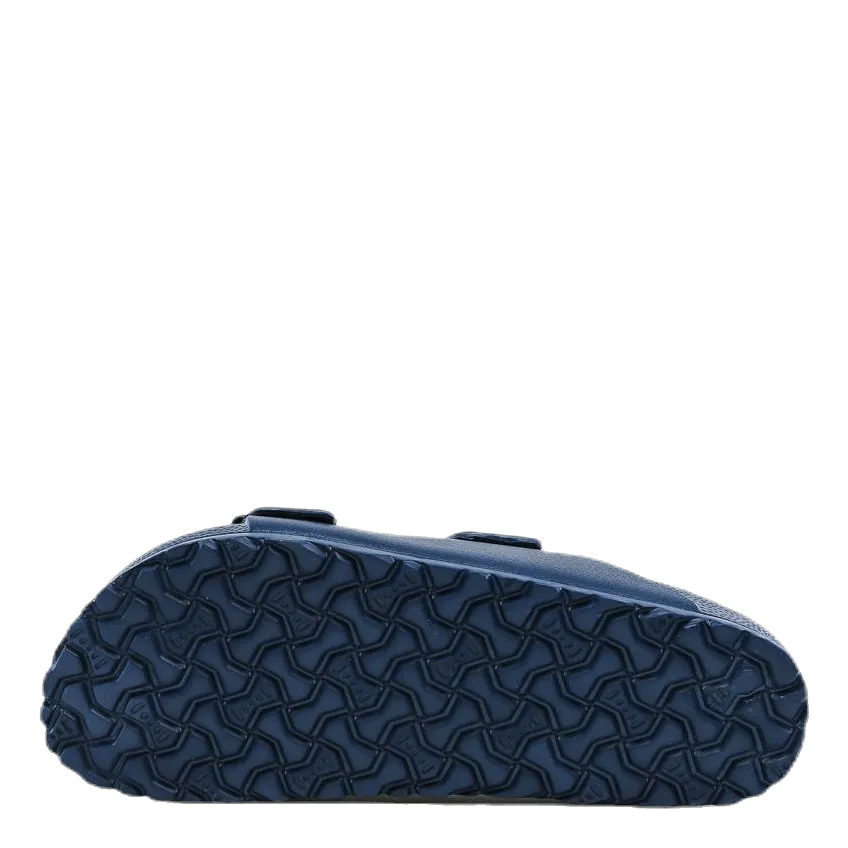 Leather Slip On Sandals Erro Blue