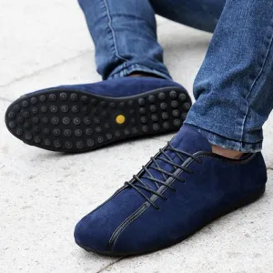 Loafers Narrow Nubuck Leather Men Shoes Spring Male Casual Shoes Fashion Leather Shoes Loafers Men's shoes Flats