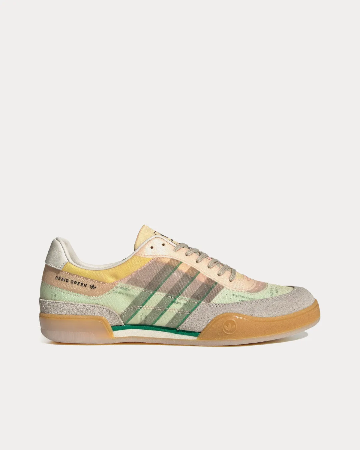 Squash Polta AKH Cream White / Sesame / Bold Green Low Top Sneakers Tallest Adidas Shoes