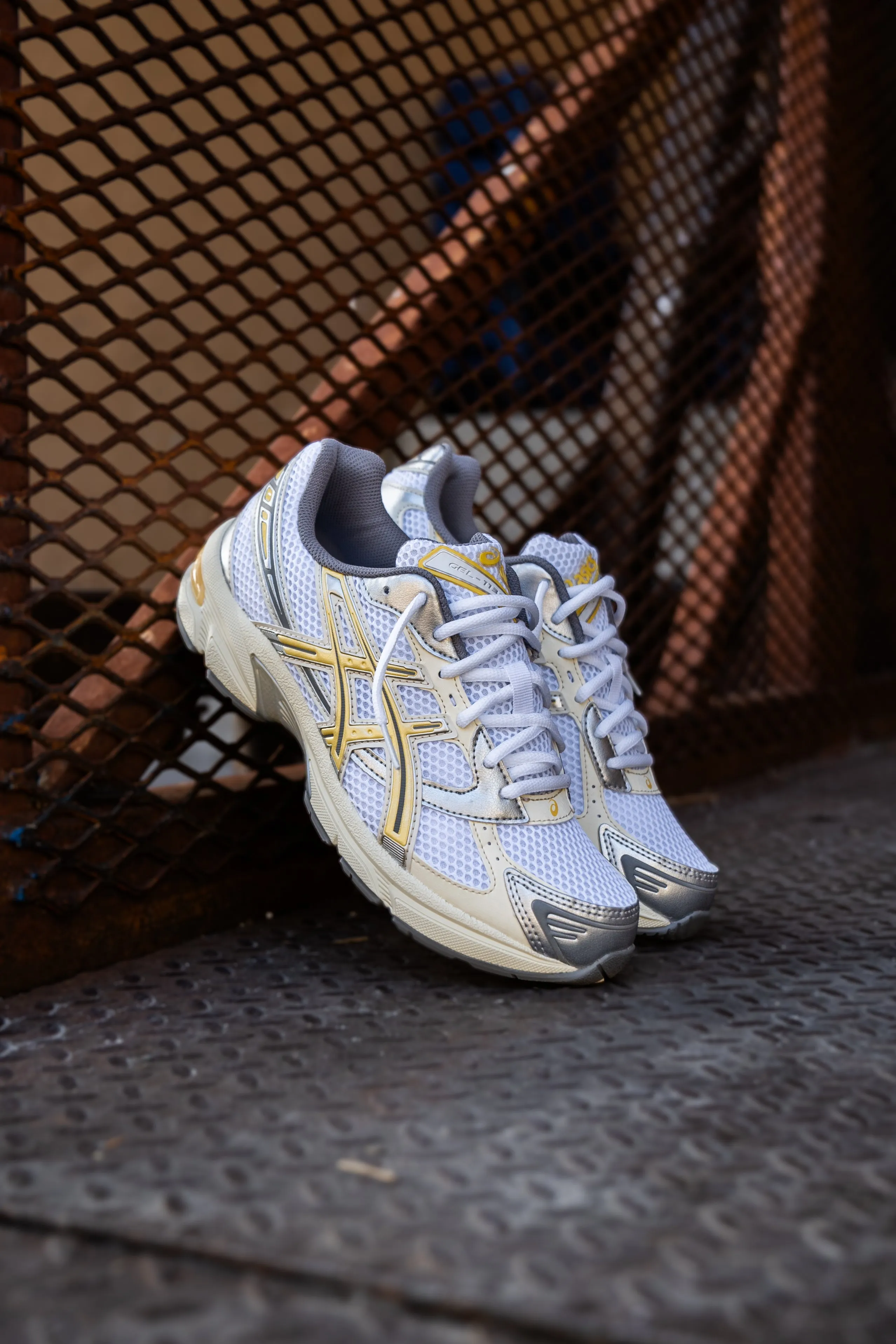 Asics Latest Shoes Mens Asics Gel-1130 (White/Faded Yellow)