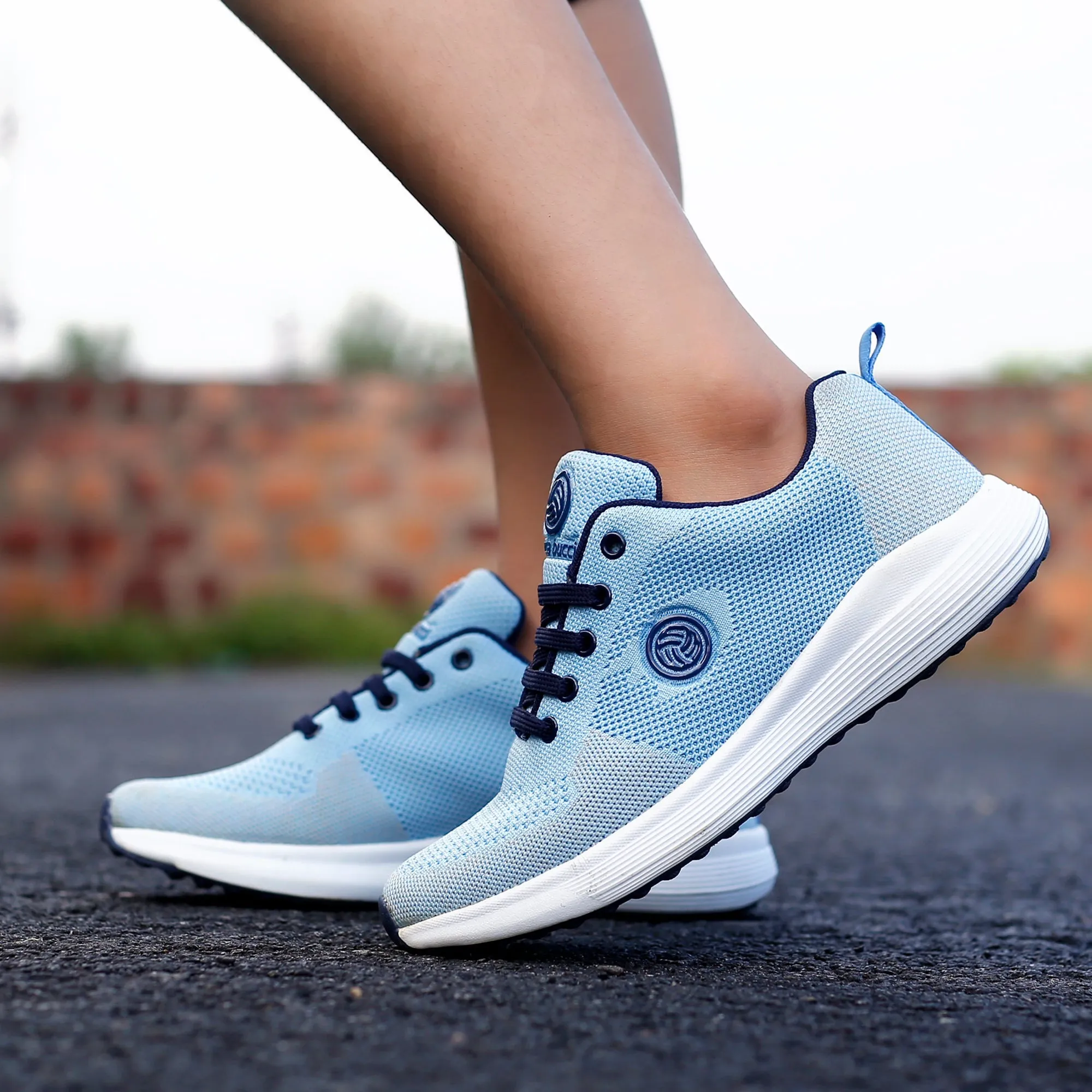 Bacca Bucci TOKYO Women Shoes | Sky Blue Casual Sneakers For Women Ultraboost 22 Running Shoes