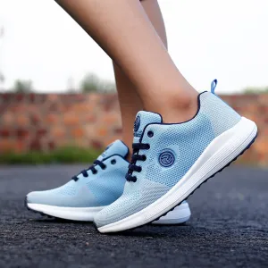 Heel Drop Running Shoes Bacca Bucci TOKYO Women Shoes | Sky Blue Casual Sneakers For Women