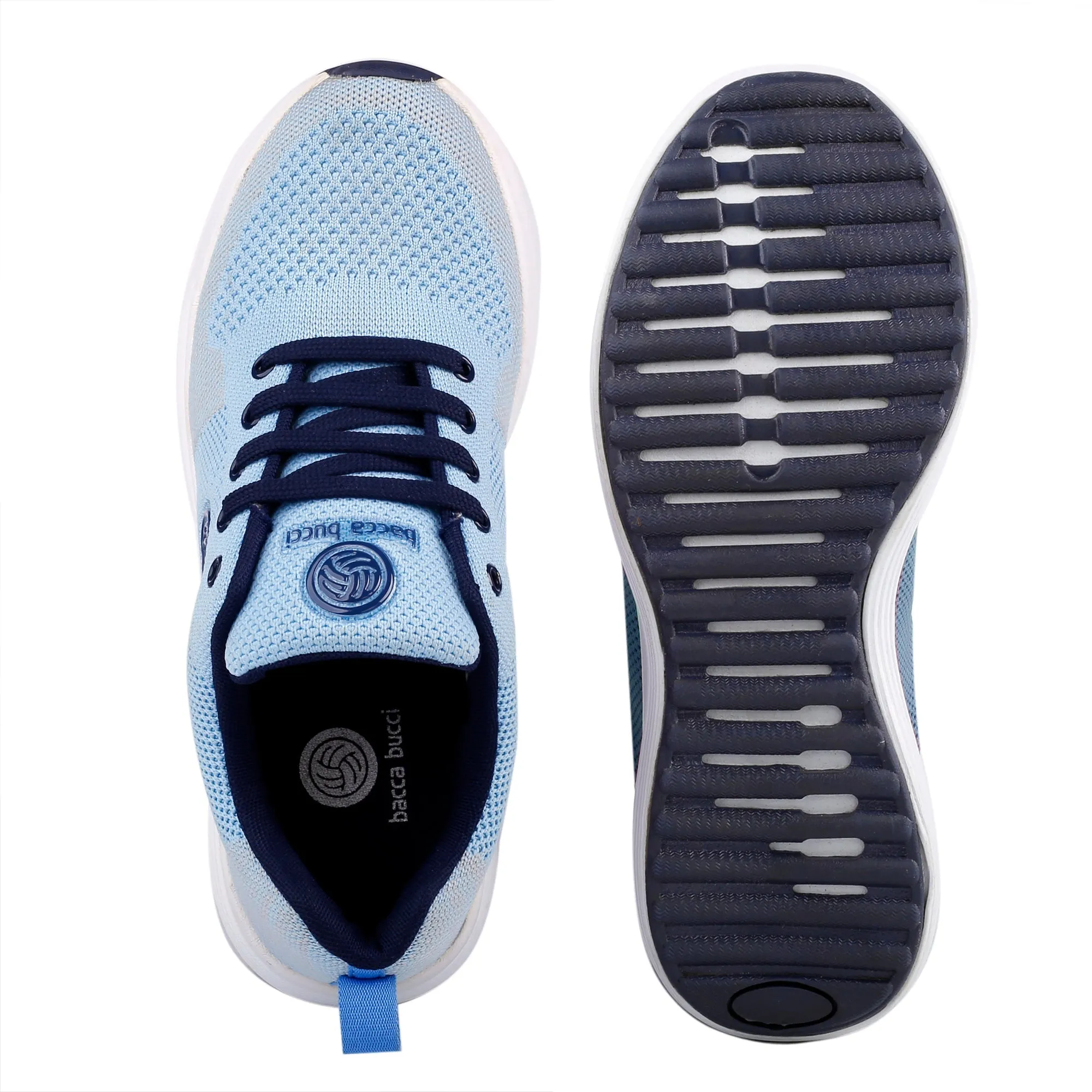 Bacca Bucci TOKYO Women Shoes | Sky Blue Casual Sneakers For Women Insoles For Running Shoes
