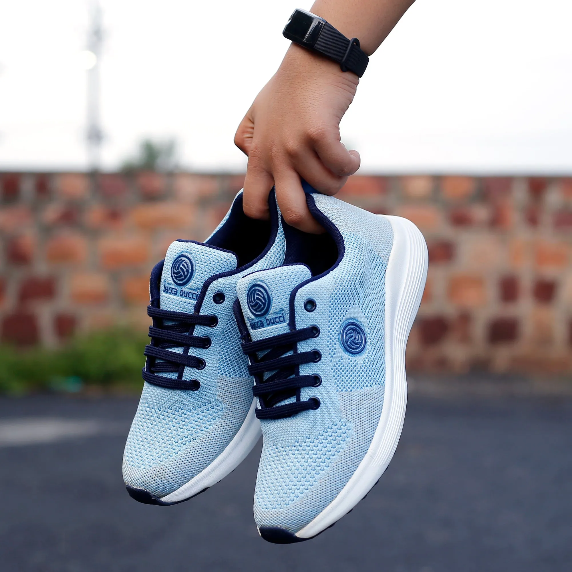Bacca Bucci TOKYO Women Shoes | Sky Blue Casual Sneakers For Women Affordable Shoes For Running