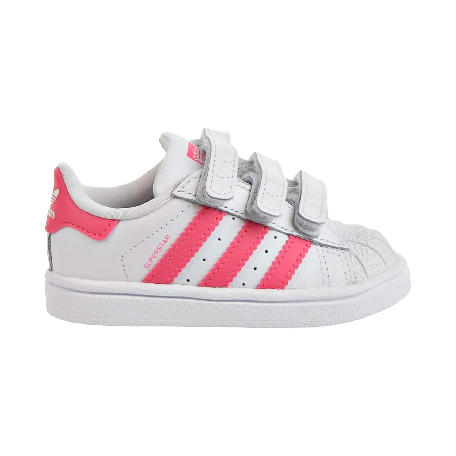 Adidas Basketball Shoes T-mac Adidas Superstar CF I Toddler Shoes Footwear White/Real Pink/Real Pink