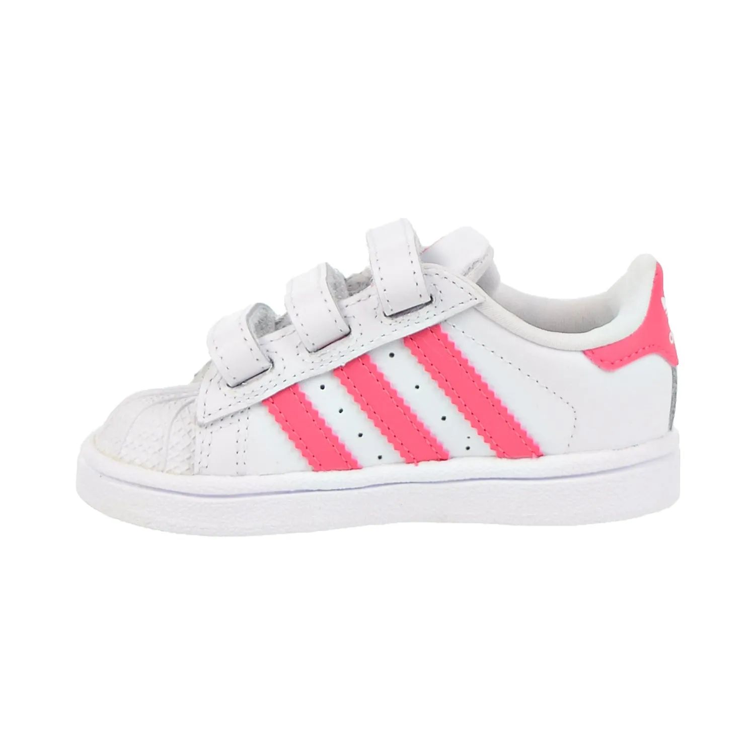 Adidas Superstar CF I Toddler Shoes Footwear White/Real Pink/Real Pink Adidas Sport Shoes