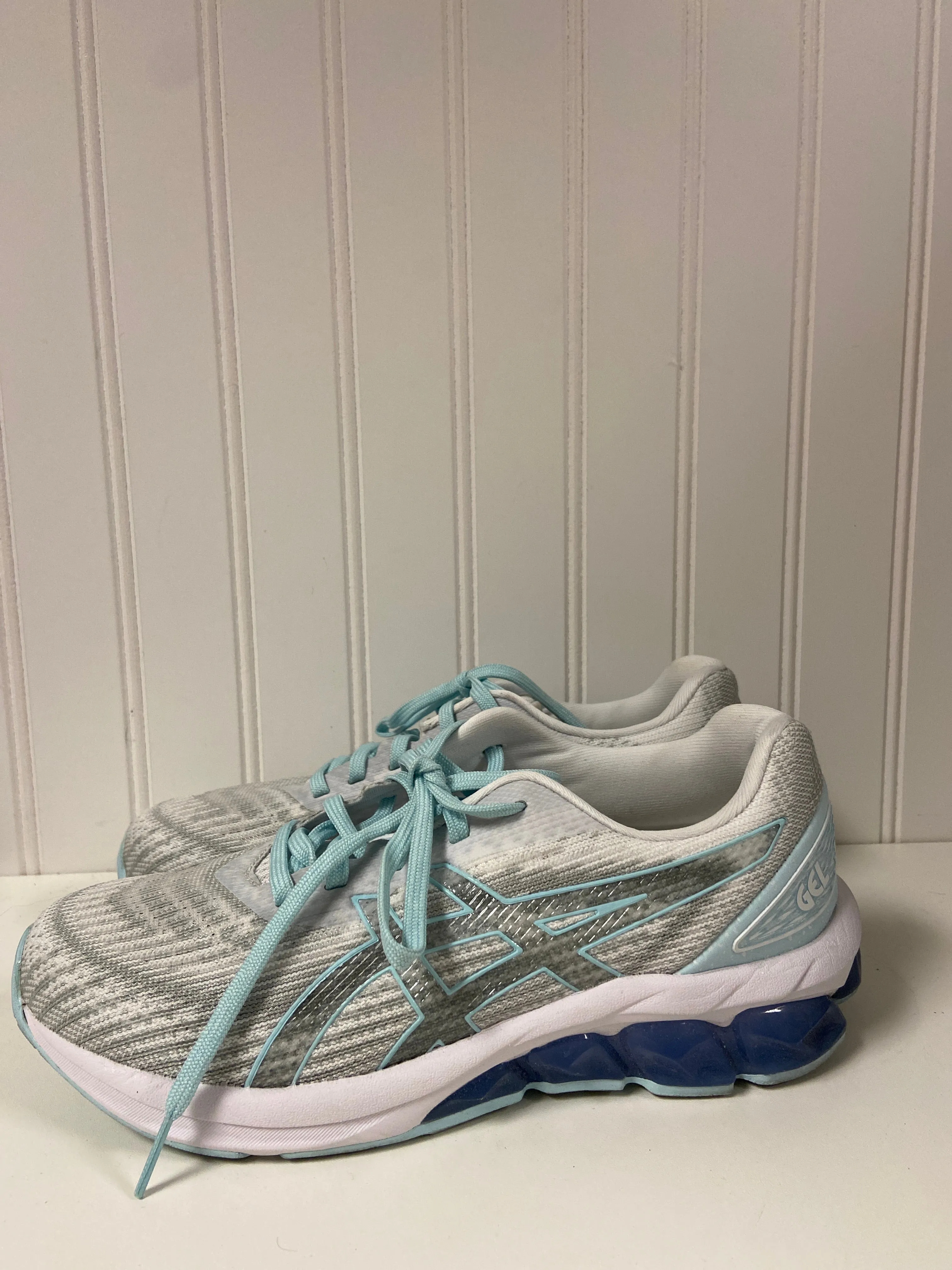 Asics Running Shoes Warranty Blue & Grey Shoes Athletic Asics, Size 7
